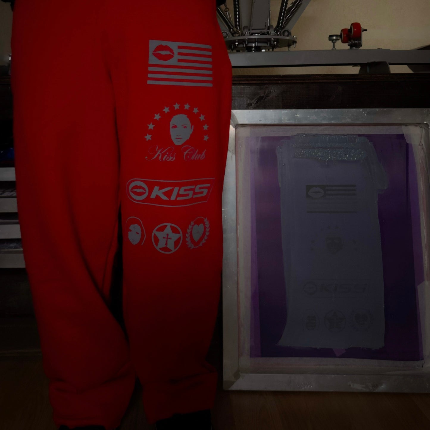 Red Logos Sweatpants