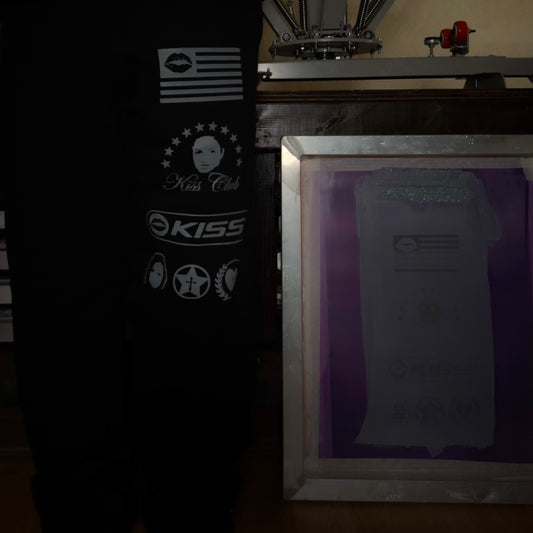 Black "Logos" Sweatpants