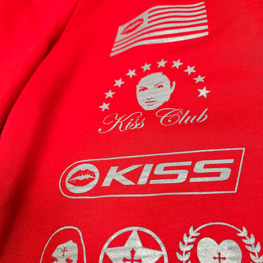 Red "Logos" Sweatpants