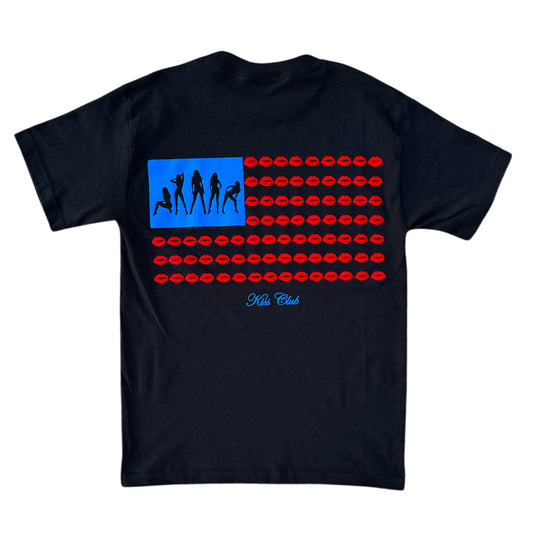 Black "Americana" Tee