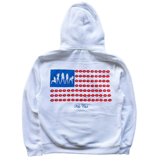 White "Americana" Hoodie