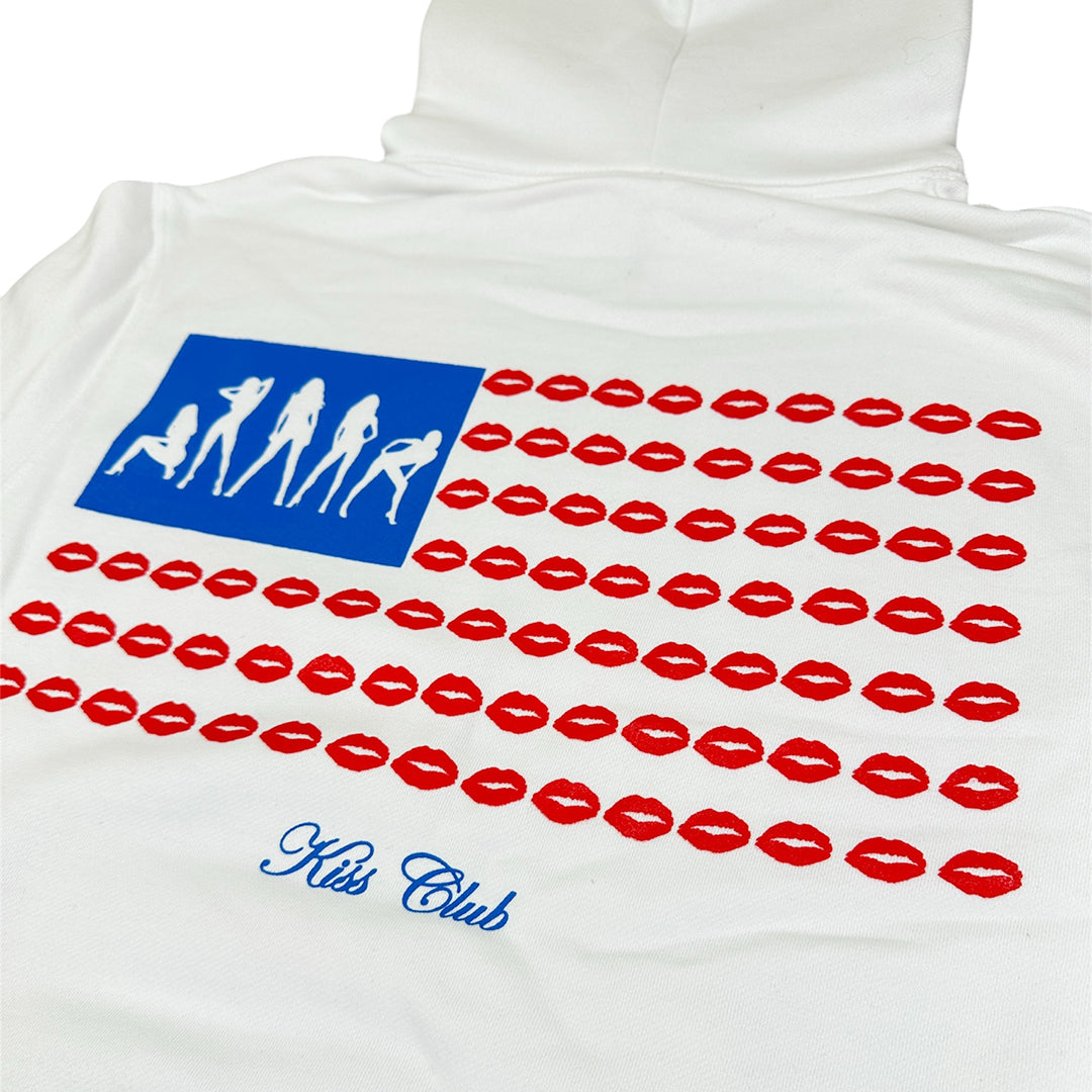 White "Americana" Hoodie