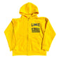 Yellow "Amendment" Zip Up Hoodie