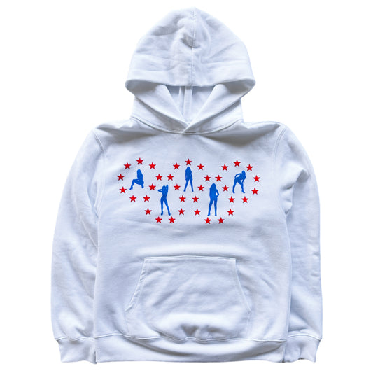 White "Americana" Hoodie