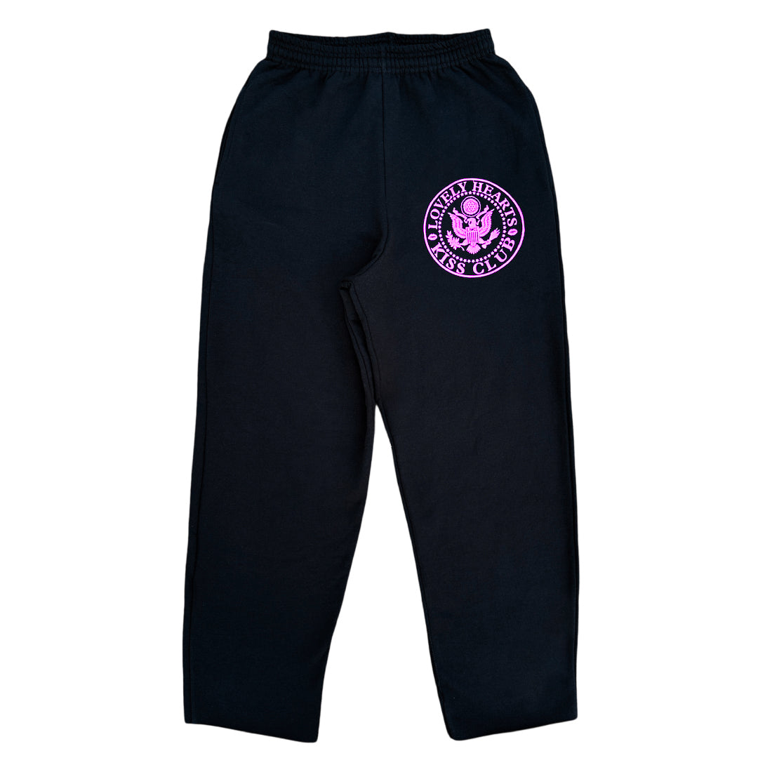 Black "Amendment" Sweatpants