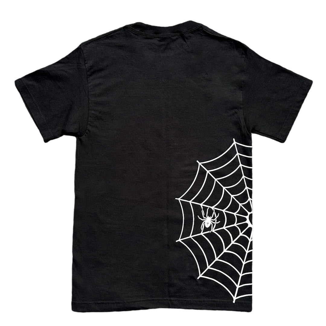 Web Of Love Black Tee