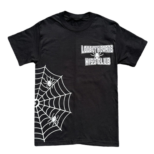 Web Of Love Black Tee