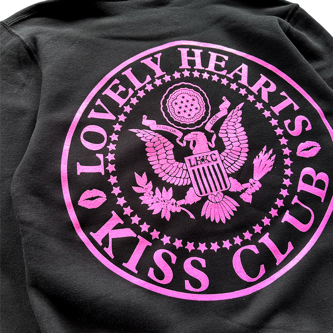 Black "Amendment" Zip Up Hoodie