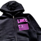 Black "Amendment" Zip Up Hoodie