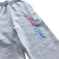 Grey "Kiss Script" Sweatpants