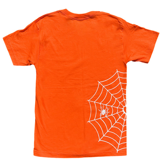 Web Of Love Orange Tee