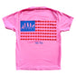 Pink "Americana" Tee