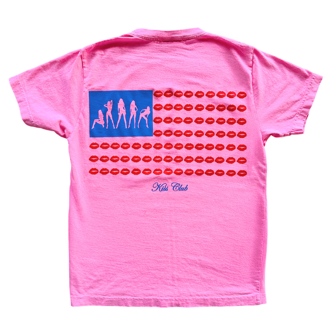Pink "Americana" Tee