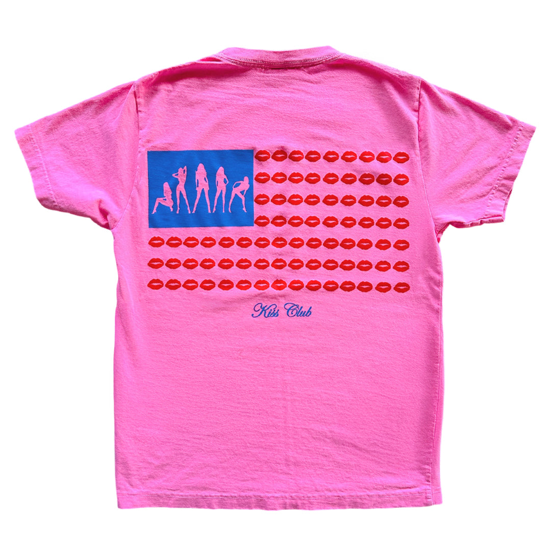 Pink "Americana" Tee