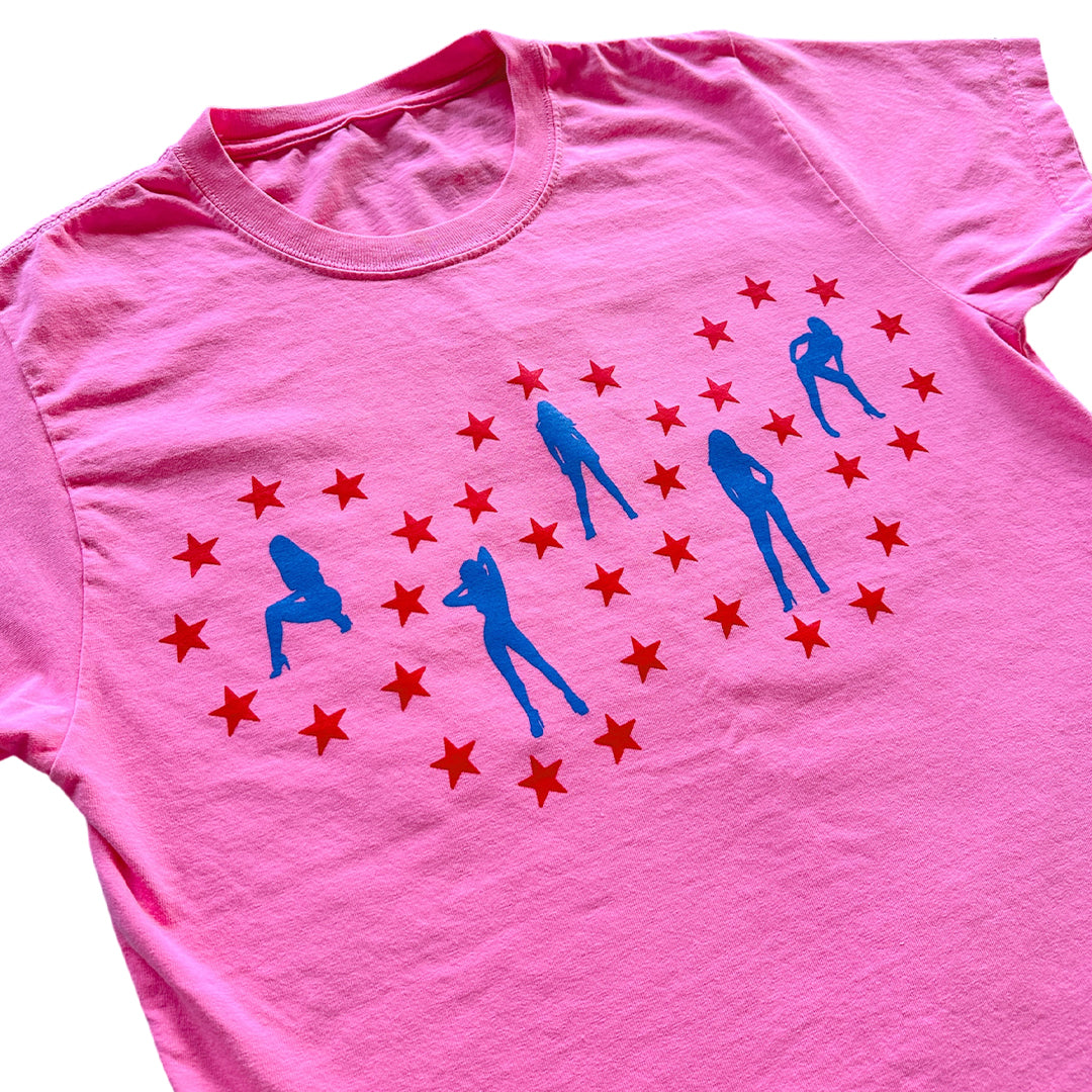 Pink "Americana" Tee
