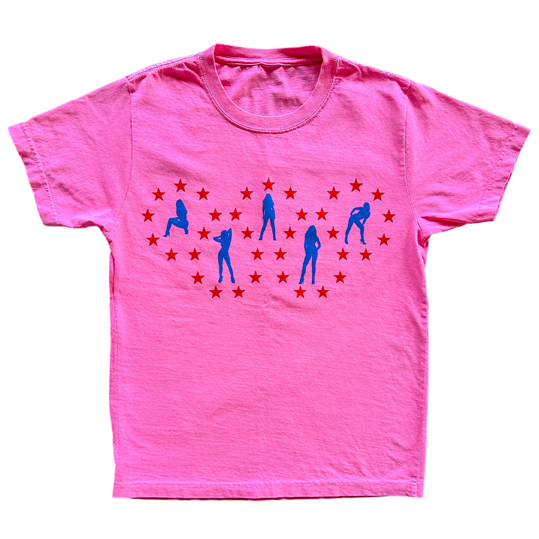 Pink "Americana" Tee