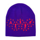 Purple "Americana" Beanie