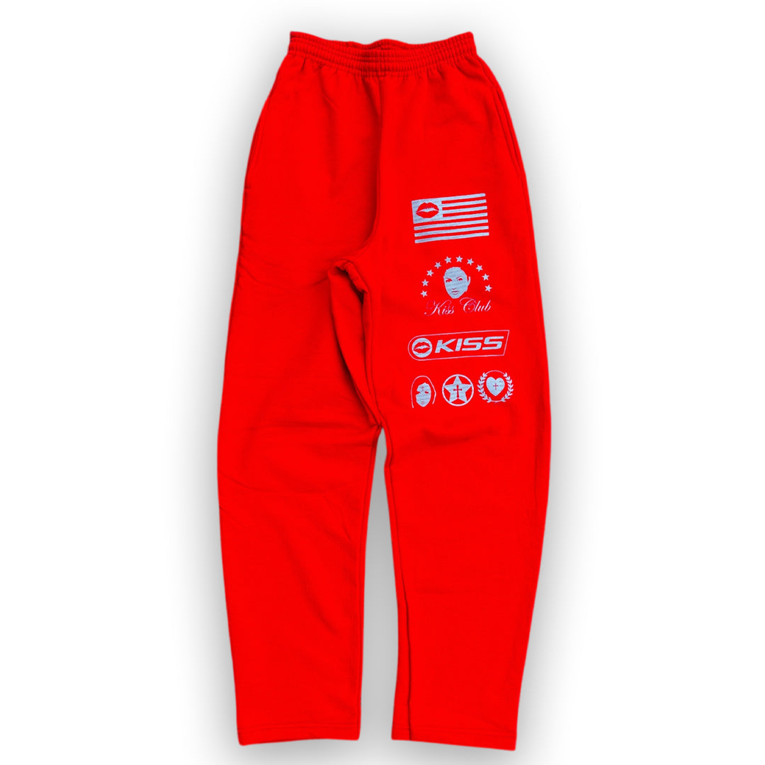 Red Logos Sweatpants