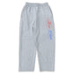 Grey "Kiss Script" Sweatpants