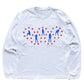 White "Americana" Long Sleeve Shirt