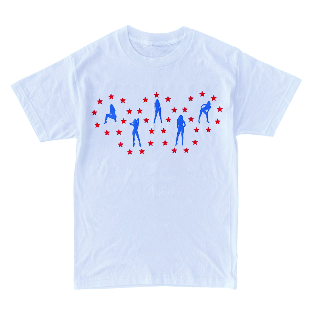 White "Americana" Tee