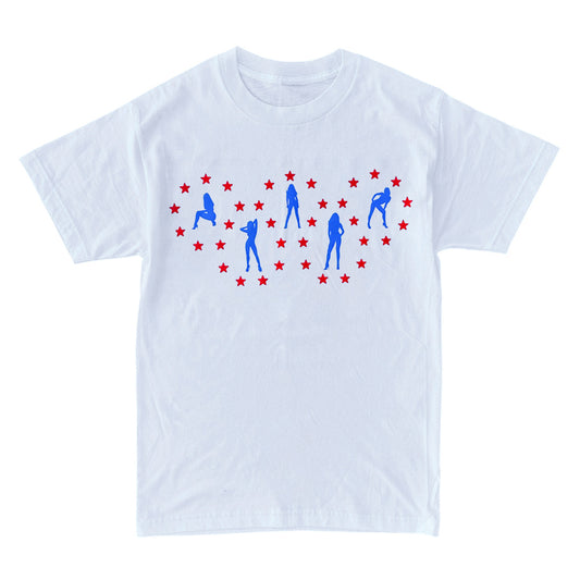 White "Americana" Tee
