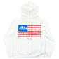 White "Americana" Hoodie