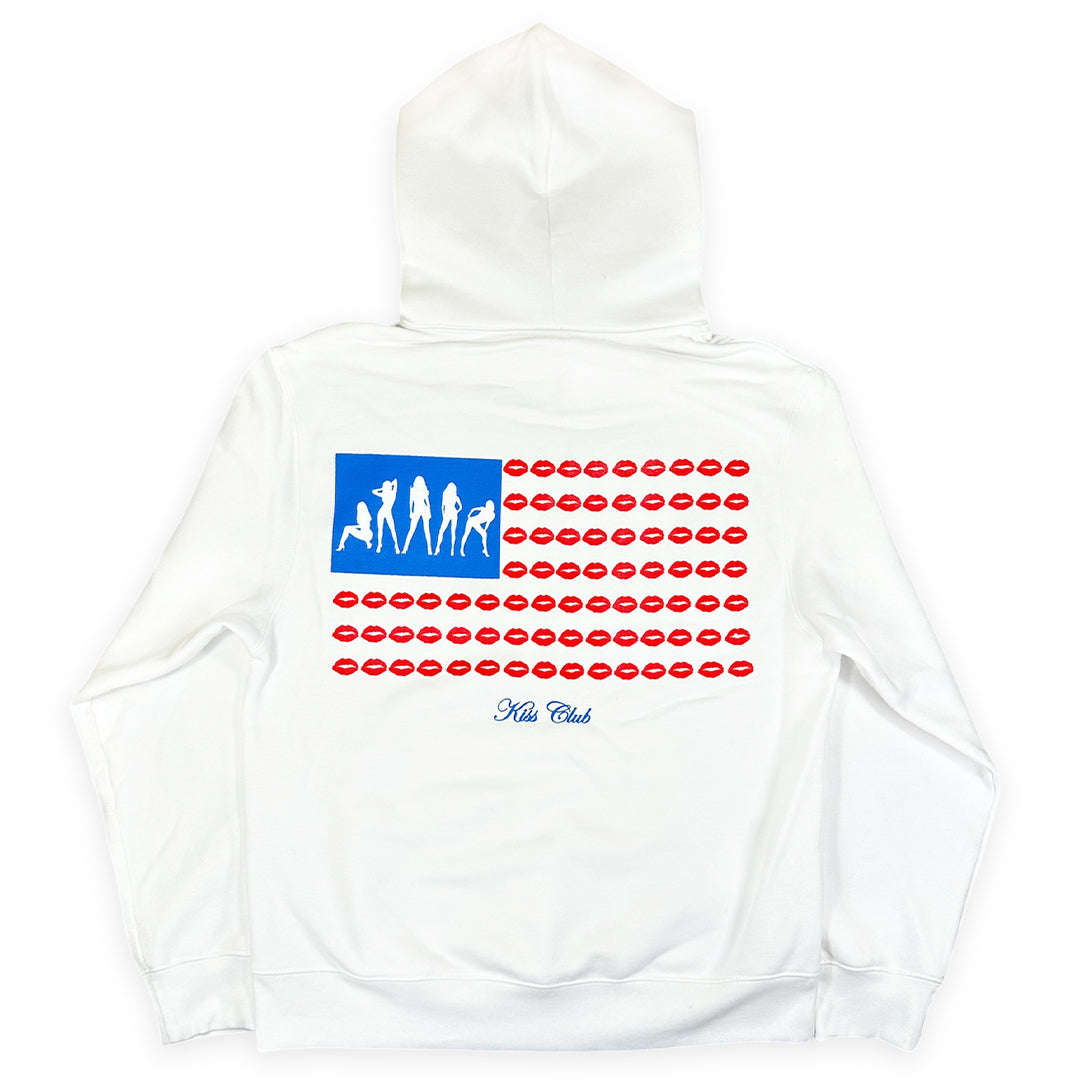 White "Americana" Hoodie