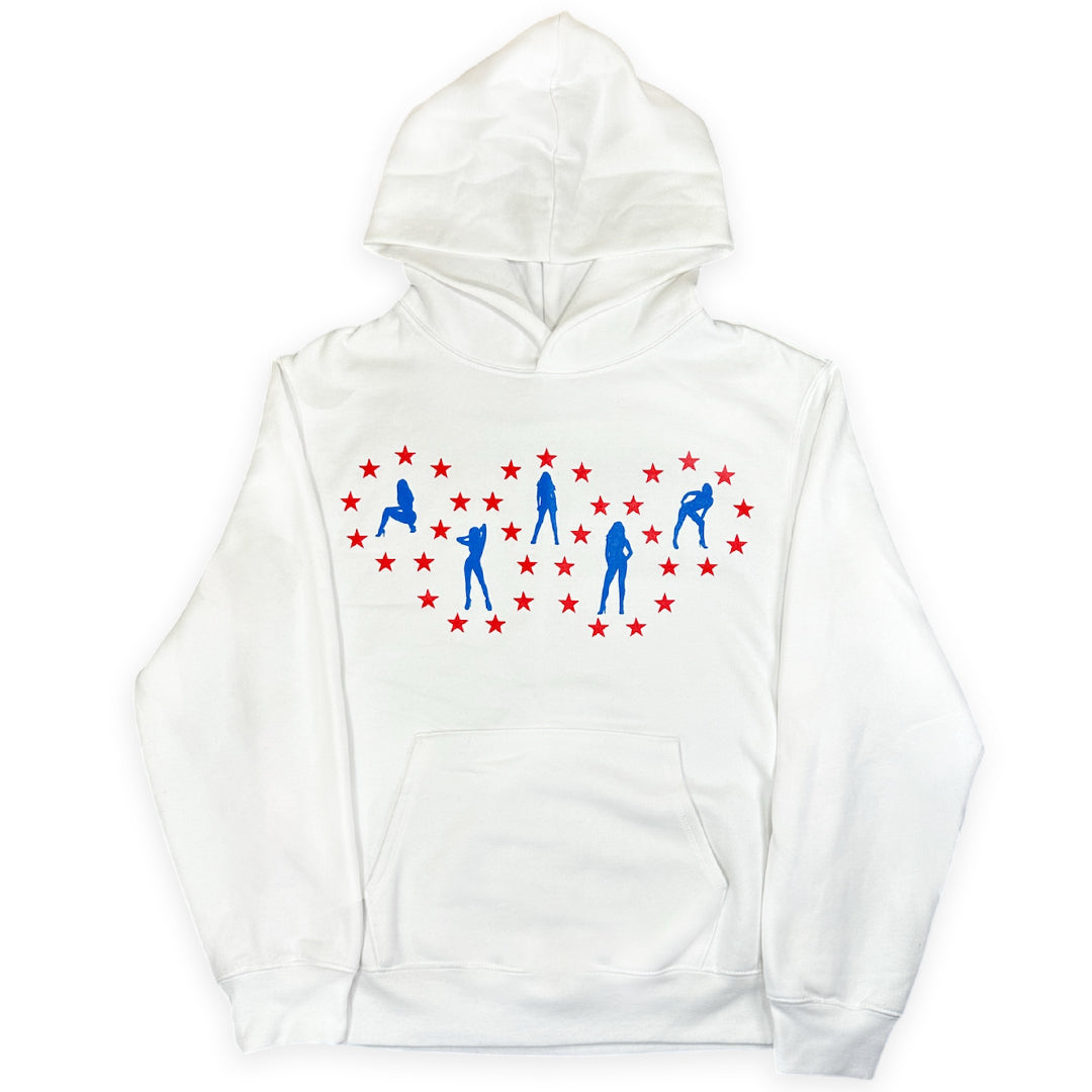 White "Americana" Hoodie