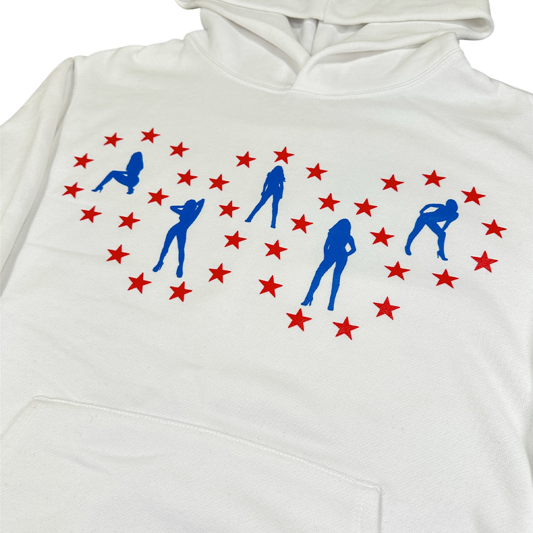 White "Americana" Hoodie