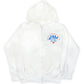 White "Americana" Zip Up Hoodie