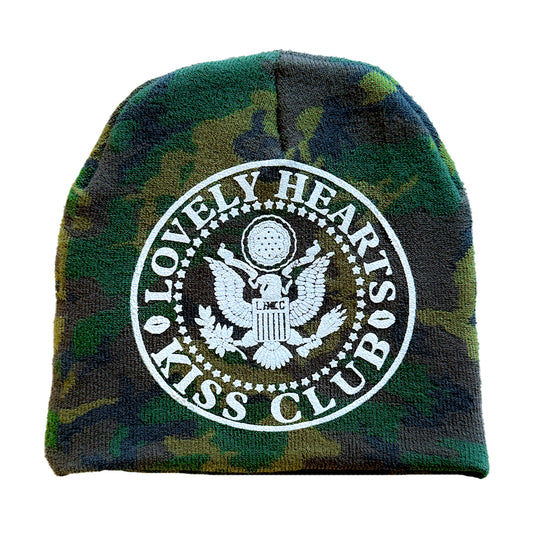 Woodland Camo "Amendment" Beanie